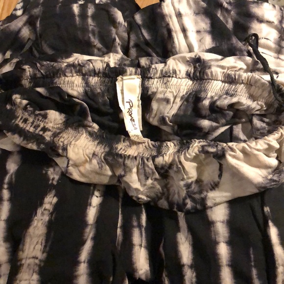 Tie dye strapless jumpsuit - Picture 5 of 5